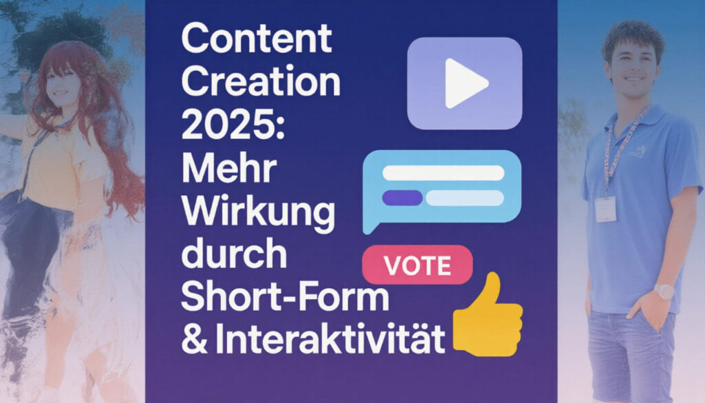 Content Creation 2025: Warum Short‑Form-Video & interaktive Formate jetzt dominieren 1 Content Creation
