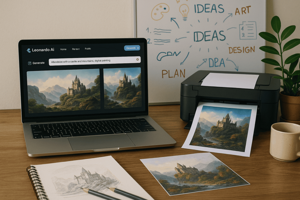 Kreative KI – Mit Leonardo AI, Seart & Co eigene Kunst erschaffen