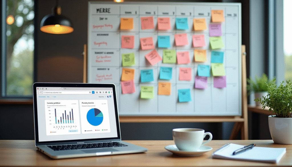 Microblogging-Strategie Planung mit Content-Kalender und Analytics für erfolgreiche Social Media Kampagnen