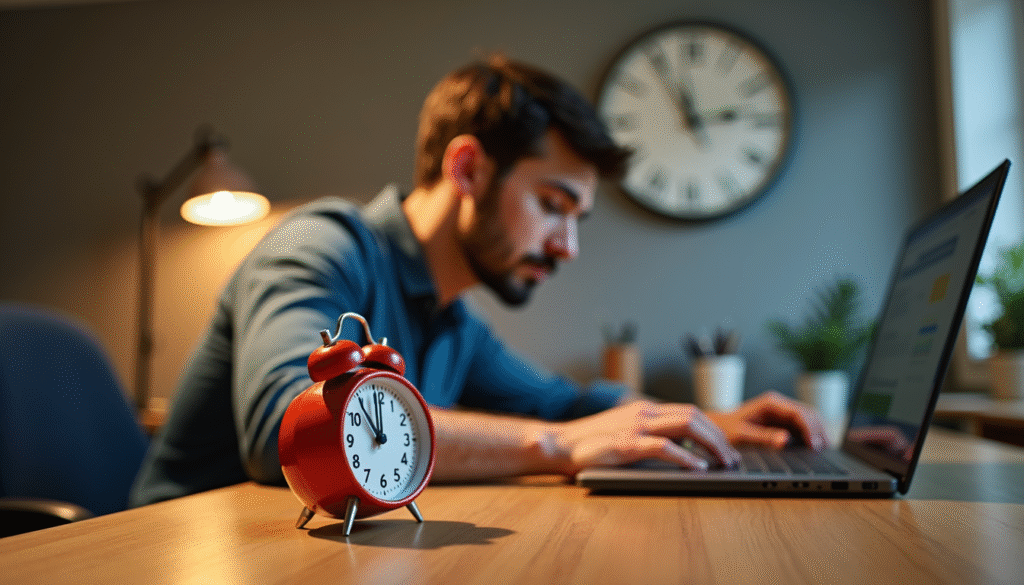 Prokrastination besiegen - Die effektivsten Tricks gegen Aufschieberitis 3 Pomodoro-Technik mit rotem Timer für 25-Minuten Arbeitszyklen gegen Prokrastination