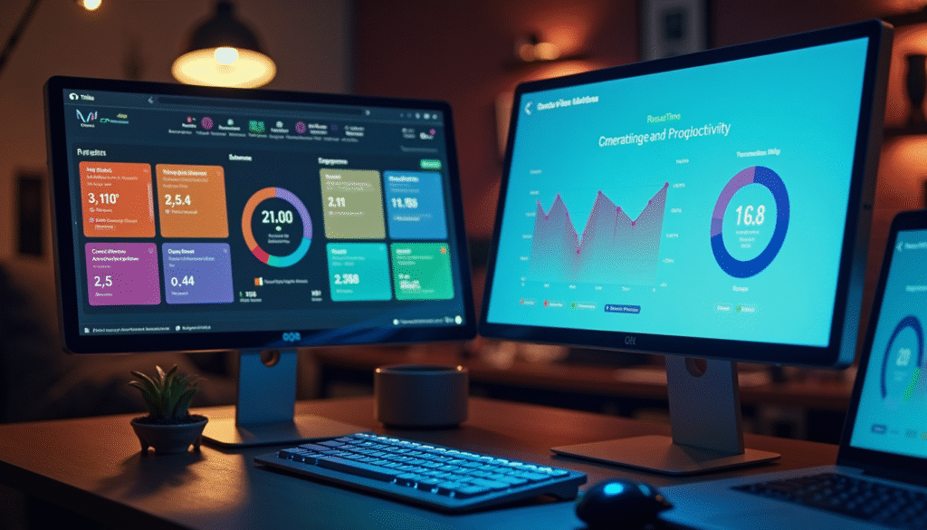 Die besten 7 Apps für mehr Produktivität im Homeoffice 2 Zeitmanagement-Apps Toggl und RescueTime mit Produktivitäts-Analytics und Zeiterfassung-Dashboards