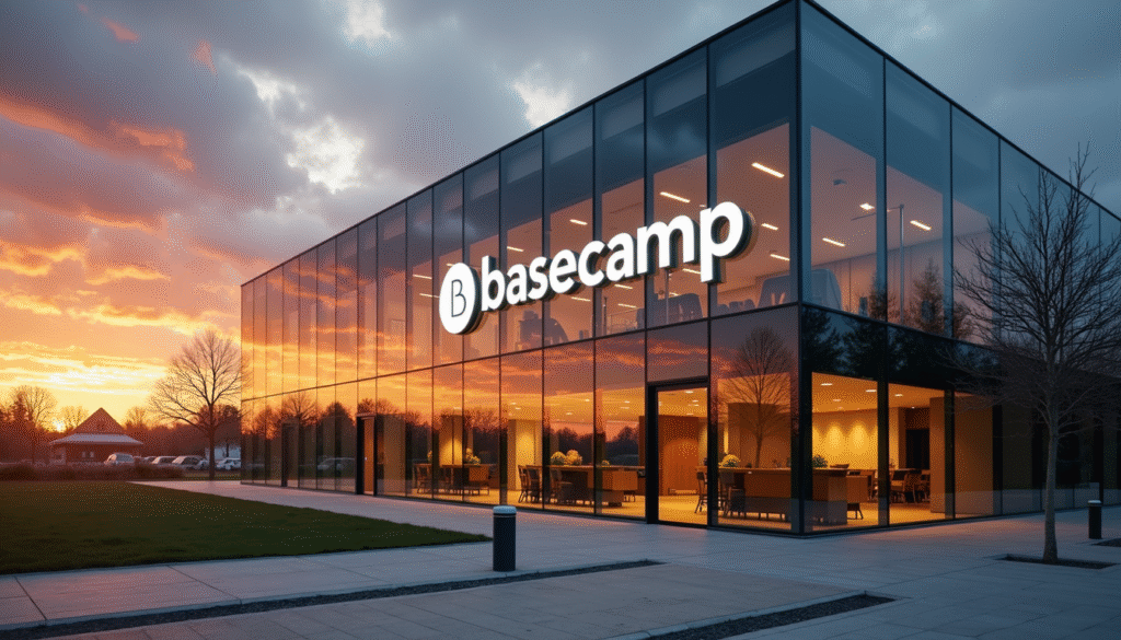 Minimalismus im Arbeitsalltag - Mehr Fokus, weniger Chaos 2 Modernes Bürogebäude erfolgreiche Unternehmen - Minimalismus Arbeitsalltag Corporate Design Architecture